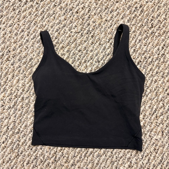 Lululemon Athletica black crop top - Picture 2 of 3